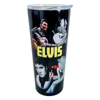 Tasse de voyage Elvis Presley de 22 oz en Inox